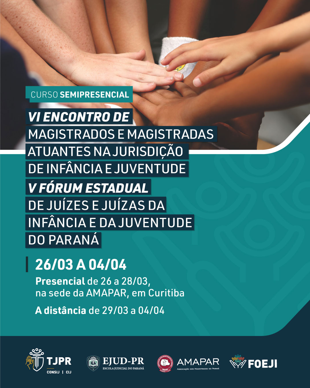 WHATSAPP VI Encontro de Magistrados e Magistradas atuantes na Jurisdicao de Infancia e Juventude 1