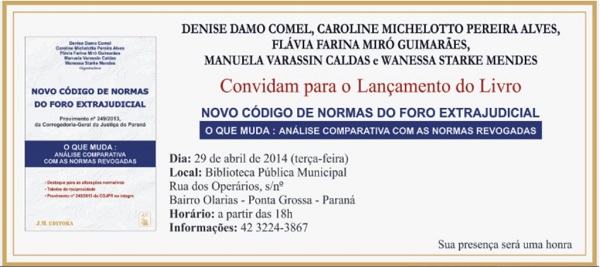 convite livro - Denise Comel ed600