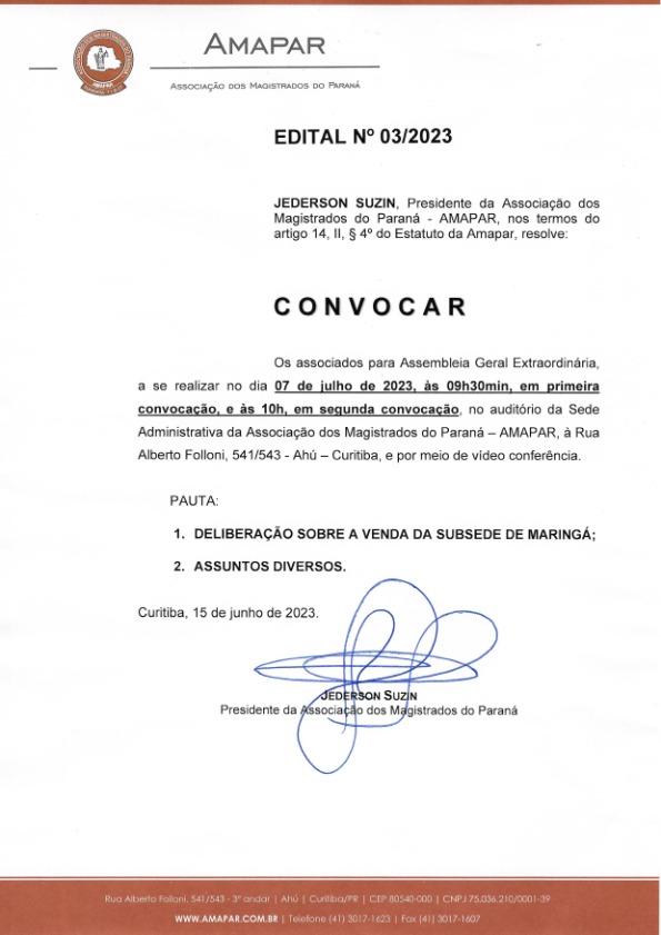 edital assembleia