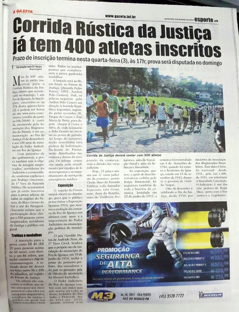 jornal corrida