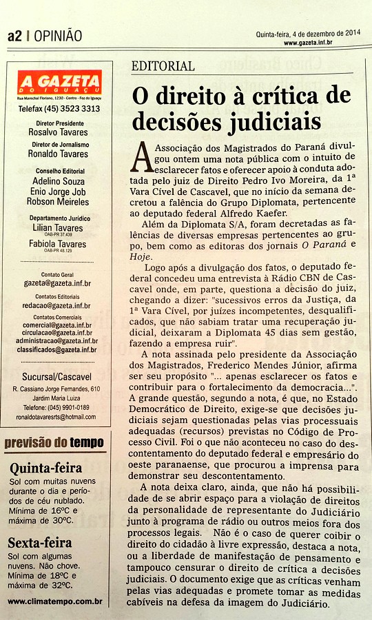 jornal foz