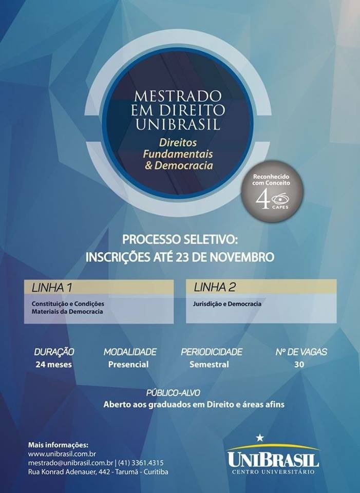 mestrado unibrasil