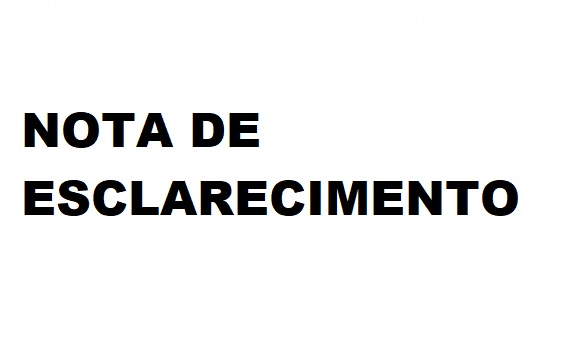 nota esclarecimento