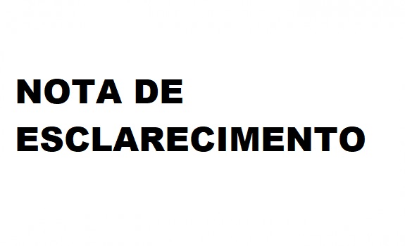 nota esclarecimento