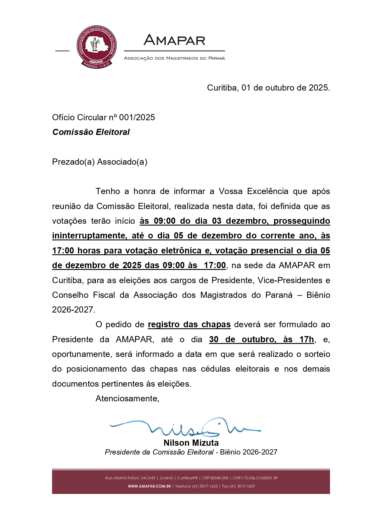 oficio datas eleições page 0001