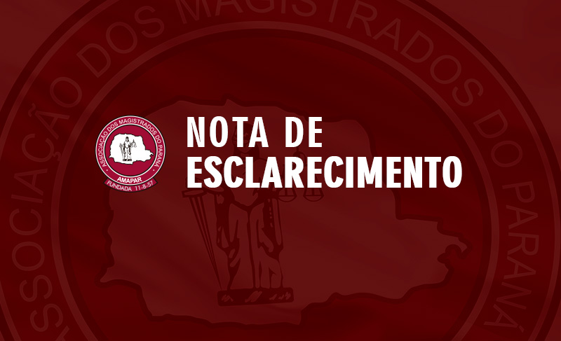 NOTA DE ESCLARECIMENTO NOTA DE ESCLARECIMENTO