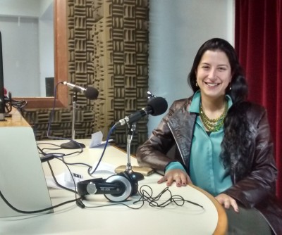 Promotora Mariana Bazzo explica trabalho realizado pelo Núcleo de Promoção da Igualdade de Gênero 