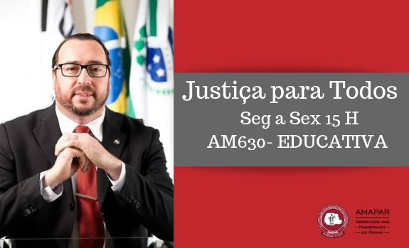 Juiz Rogério Cunha conversa com o programa de Rádio da AMAPAR