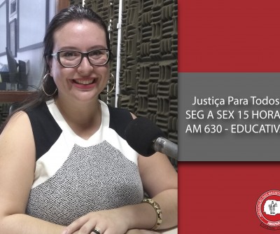 Participação das mulheres na política é tema do Justiça Para Todos