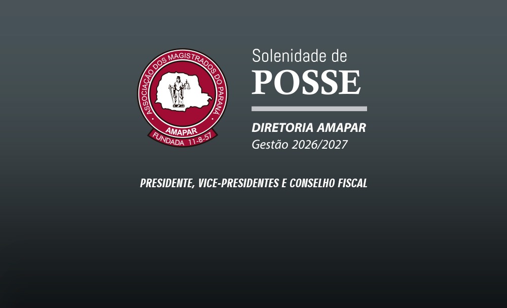 Posse da diretoria da AMAPAR para o biênio 2026/2027 será nesta sexta-feira (30)