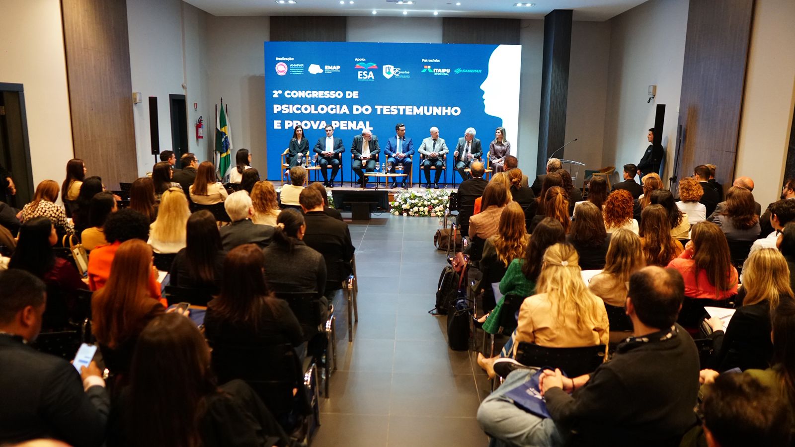 AMAPAR e EMAP reúnem grande público para o 2º Congresso de Psicologia do Testemunho e Prova Penal