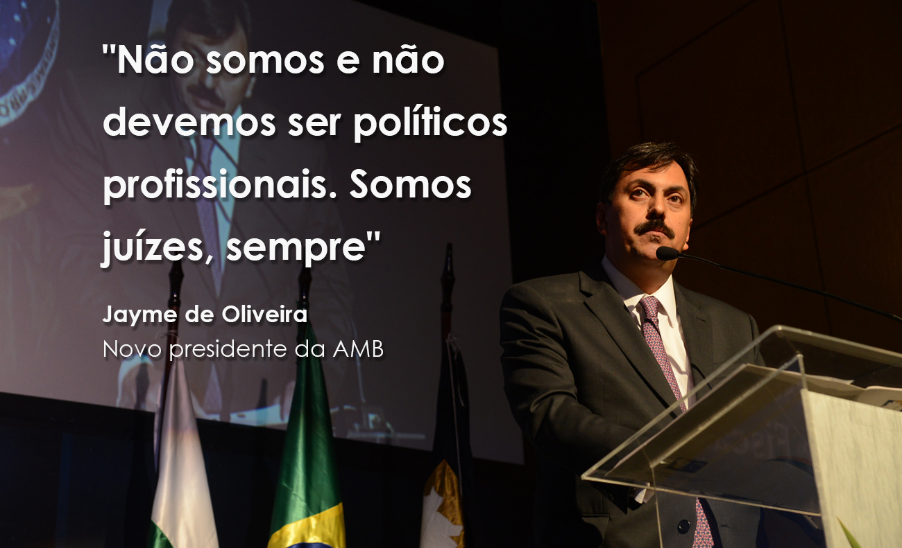 Jayme de Oliveira, novo presidente da AMB, fala com exclusividade à AMAPAR sobre a necessidade de fortalecimento do Judiciário e crise entre poderes