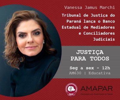 Tribunal de Justiça do Paraná lança o Banco Estadual de Mediadores e Conciliadores Judiciais 