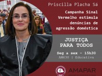Campanha Sinal Vermelho estimula denúncias de agressão doméstica