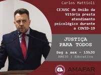 CEJUSC de União da Vitória presta atendimento psicológico durante a COVID-19