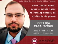 Feminicídio: Brasil ocupa o quinto lugar no ranking mundial da violência de gênero