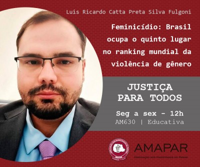 Feminicídio: Brasil ocupa o quinto lugar no ranking mundial da violência de gênero