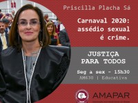 Carnaval 2020: assédio sexual é crime. 