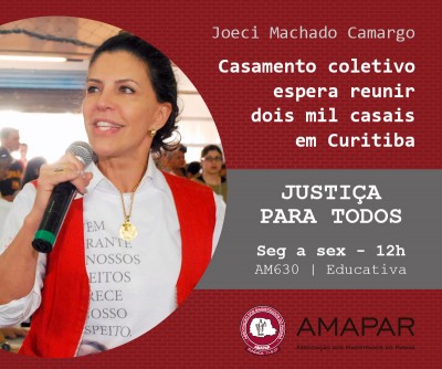 Casamento coletivo espera reunir dois mil casais em Curitiba