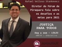 Diretor do Fórum de Piraquara fala sobre os desafios e as metas para 2021
