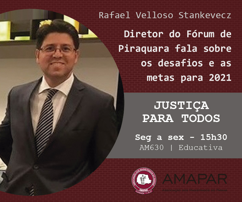 Diretor do Fórum de Piraquara fala sobre os desafios e as metas para 2021