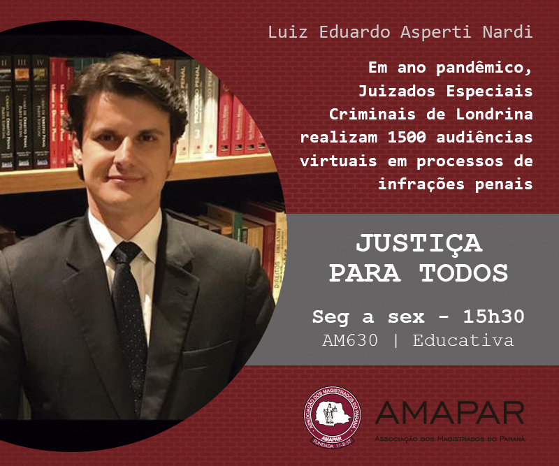 Em ano pandêmico, Juizados Especiais Criminais de Londrina realizam 1.500 audiências virtuais em processos de infrações penais