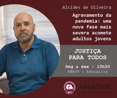 Agravamento da pandemia: uma nova fase mais severa acomete adultos jovens