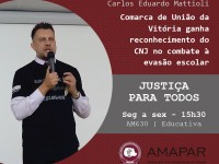 Comarca de União da Vitória ganha reconhecimento do CNJ no combate à evasão escolar