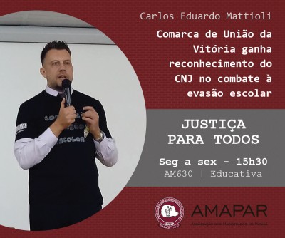 Comarca de União da Vitória ganha reconhecimento do CNJ no combate à evasão escolar