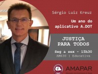 Juiz Sérgio Luiz Kreuz fala sobre os resultados do aplicativo A.Dot