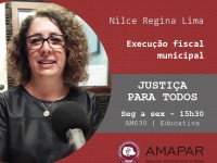 Magistrada Nilce Regina Lima traz esclarecimentos sobre a execução fical