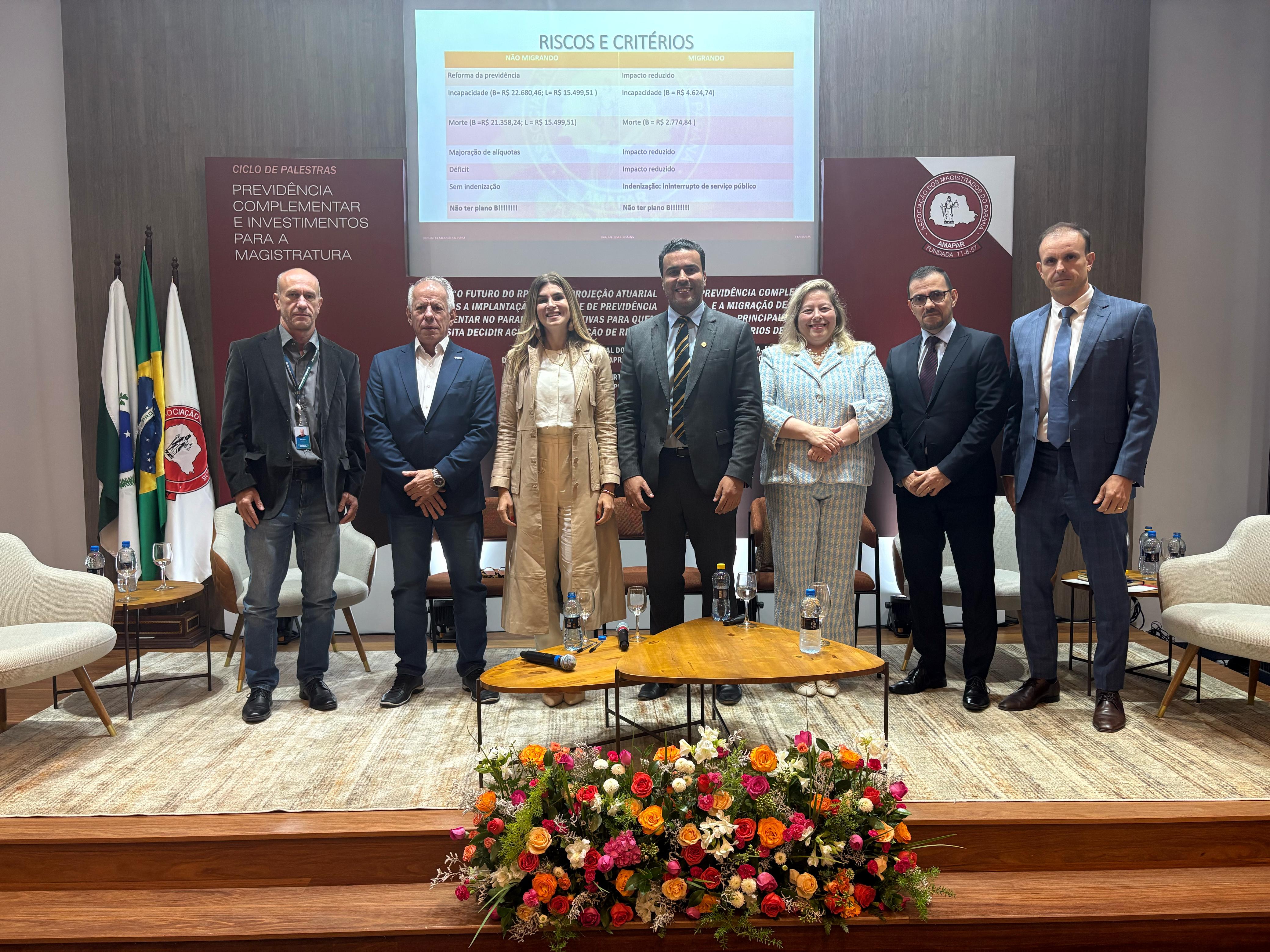  Com grande adesão da magistratura, AMAPAR abre ciclo de palestras para tratar sobre previdência complementar e investimentos 