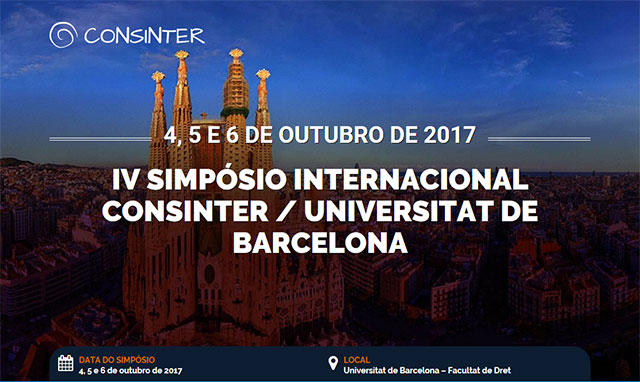Prazo para submeter artigos no CONSINTER termina dia 31 de julho; Simpósio será em Barcelona