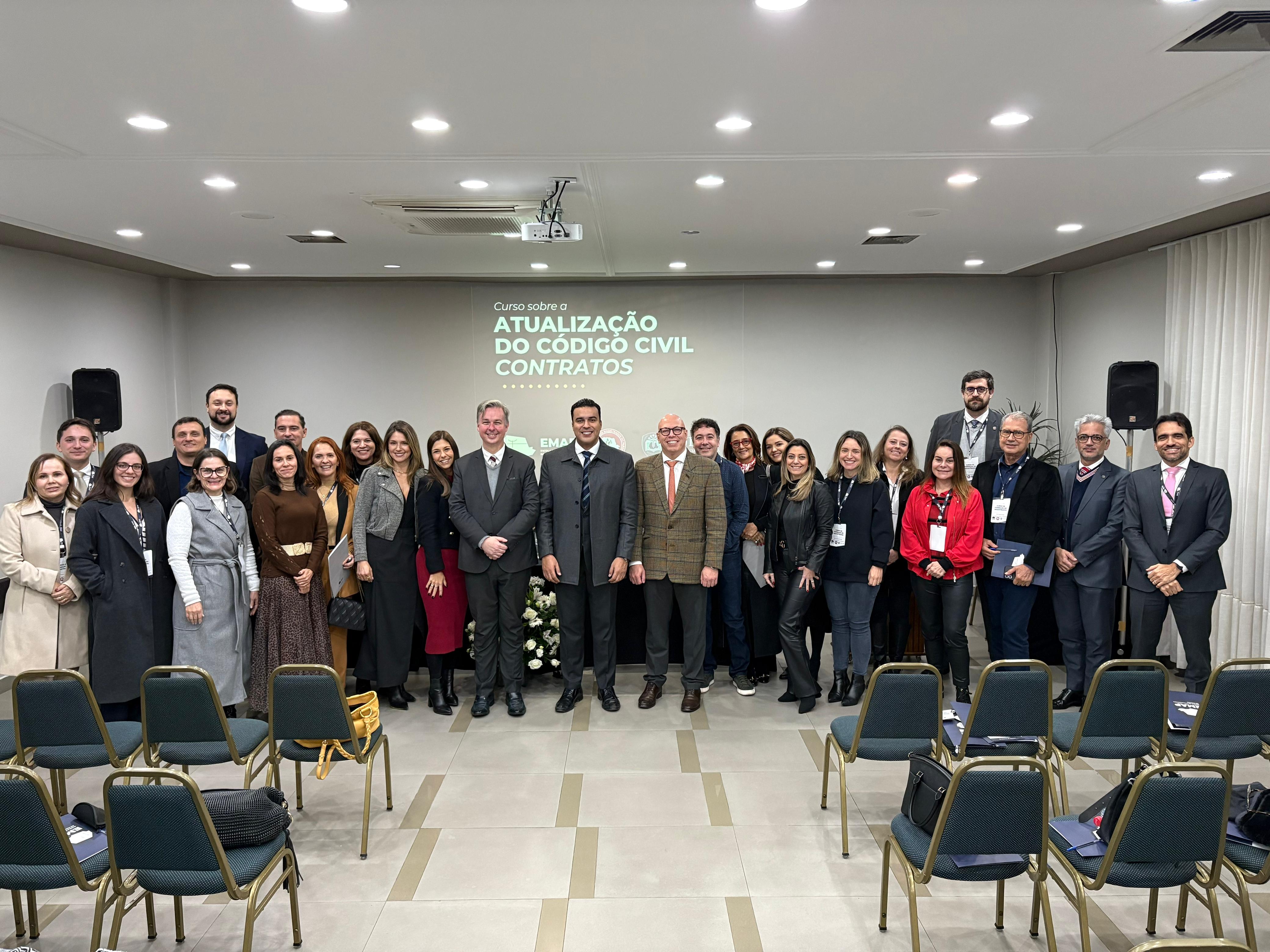 EMAP conclui de forma exitosa as etapas presenciais do Curso sobre a atualização do Código Civil