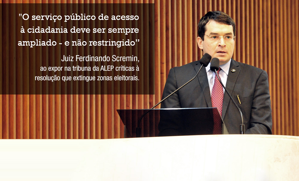 Representante da AMAPAR apresenta na ALEP e no TRE-PR críticas à resolução que extingue zonas eleitorais 