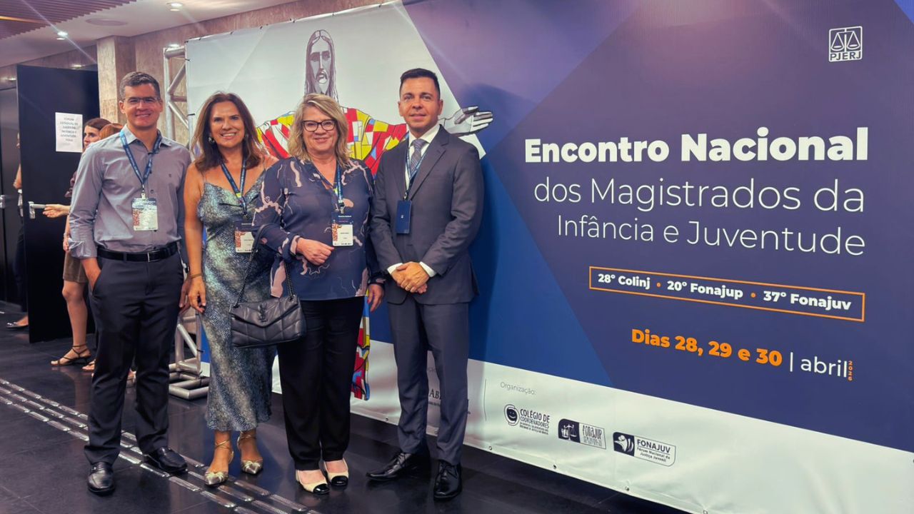 Diretoria da AMAPAR participa no Rio de Janeiro de encontros nacionais voltados ao fortalecimento da proteção integral de crianças e adolescentes