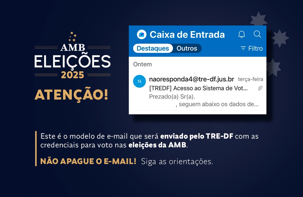 Confira informações sobre a votação nas eleições da AMB 