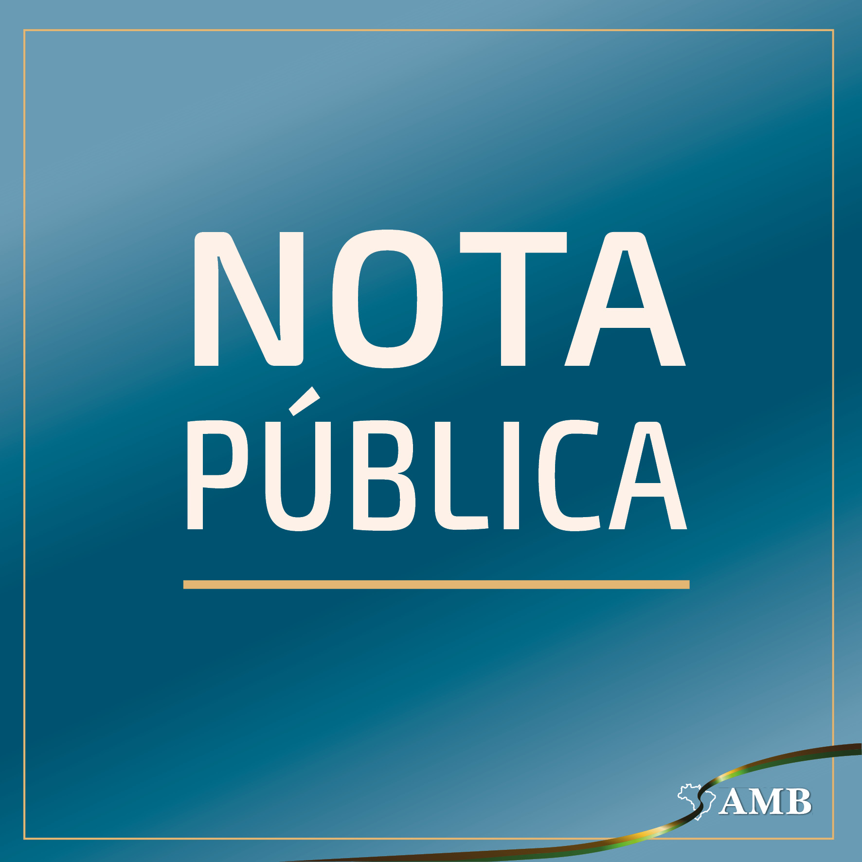 Nota Pública da AMB reafirma a independência do Poder Judiciário 