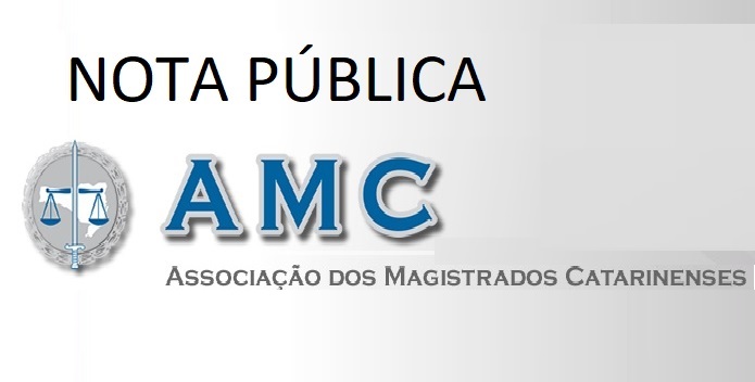 Nota Pública - Associação dos Magistrados Catarinenses - AMC