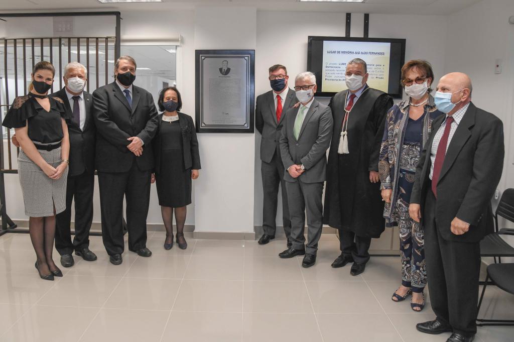 Diretoria da AMAPAR participa de homenagem ao saudoso desembargador Oto Luiz Sponholz
