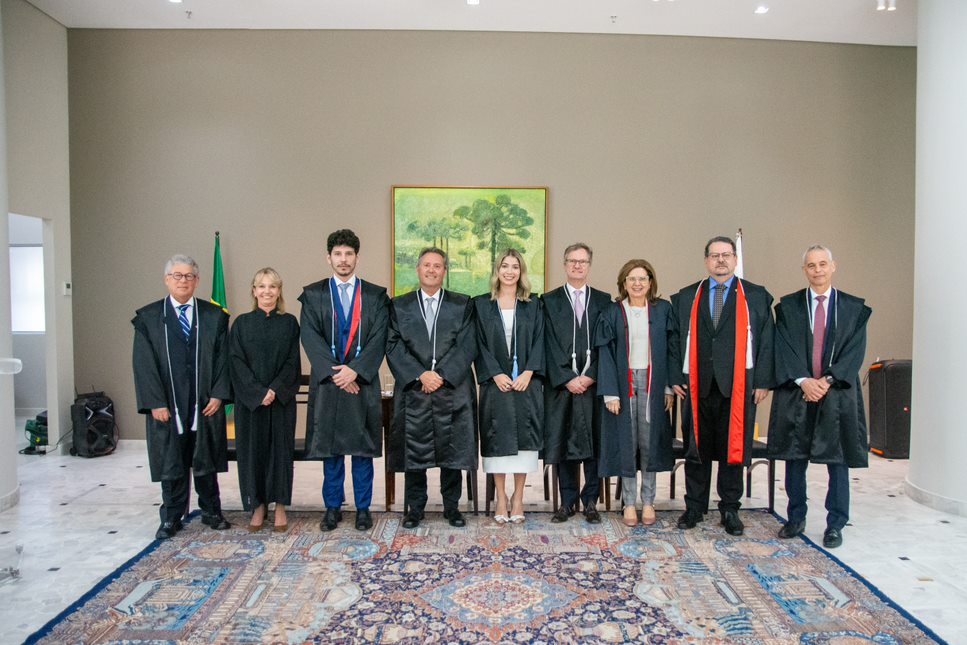  Amapar prestigia a posse dos novos juízes substitutos, Pedro Henrique Agostinho e Milena Kelly de Oliveira