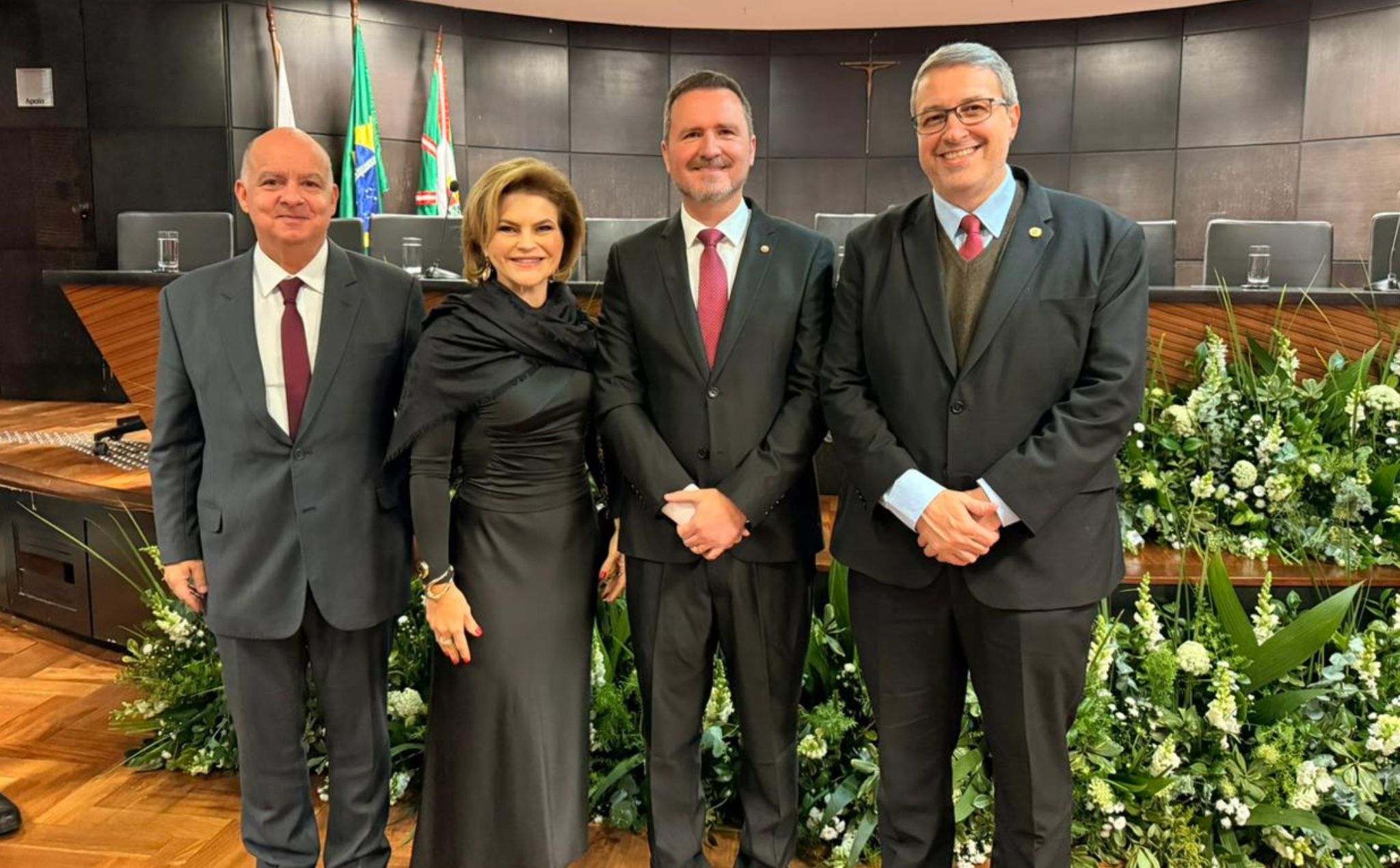 Diretoria da AMAPAR prestigia posse na APMP-PR