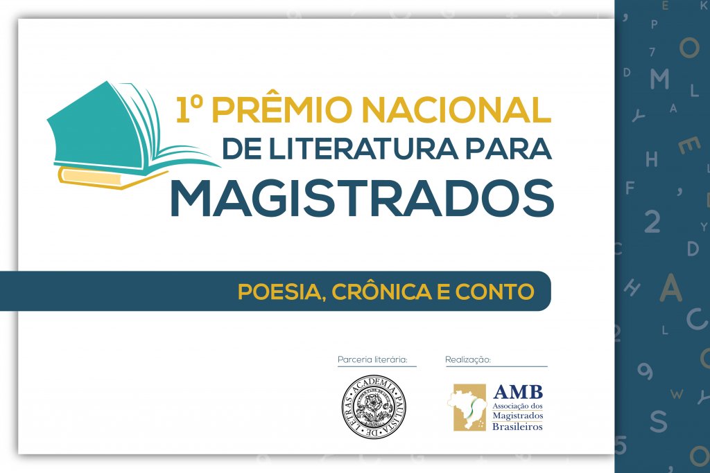 Associada e Associado da AMAPAR são premiados no Prêmio Nacional de Literatura para Magistrados da AMB