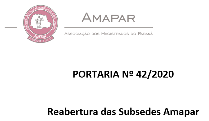 Reabertura das subsedes AMAPAR