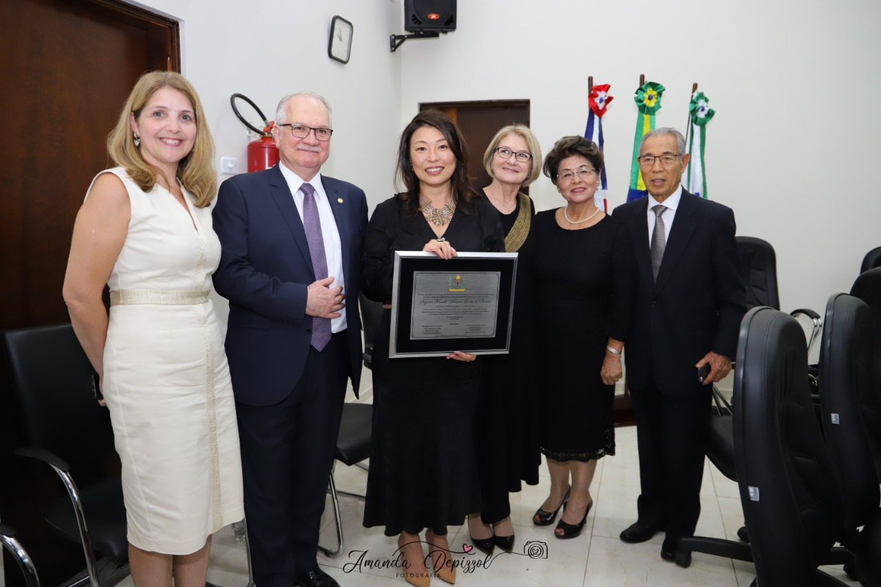 Juíza Suzana Massako Hirama Loreto de Oliveira se torna cidadã honorária de Tomazina 