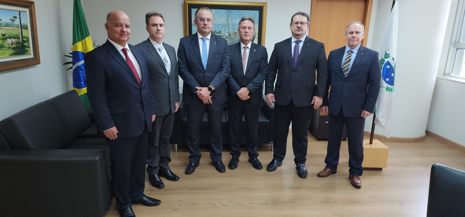 Diretoria da Amapar faz visita ao presidente do TJPR